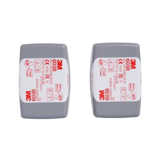 6038, FILTER 3M 6038 P3R, ZA ZAŠČITO PRED TRDIMI IN TEKOČIMI DELCI