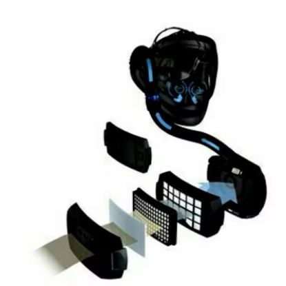 Slika 857720,ŠČIT NAGLAVNI OBRAZNI VERSAFLO M-307 IN TLAČNA FILTRACIJA ZRAKA M ADFLO 