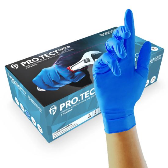 Rokavice za enkratno uporabo iz nitrila, modre barve,GA014