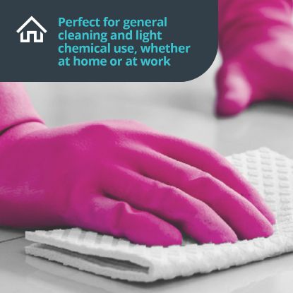 Slika Rokavica iz lateksa, roza barve, Unigloves, UGHG300P