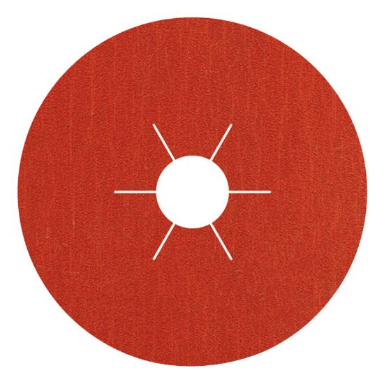 DISK FIBER D125x22.23 A80 CER51 Ceramic 4 Slotted