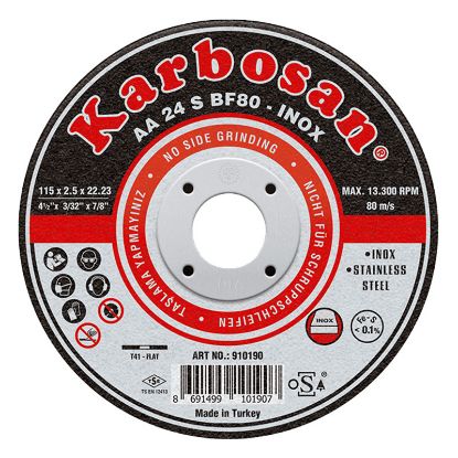 Slika PLOŠČA REZALNA D125x1,0x22,23mm za INOX AA 54 R BF80