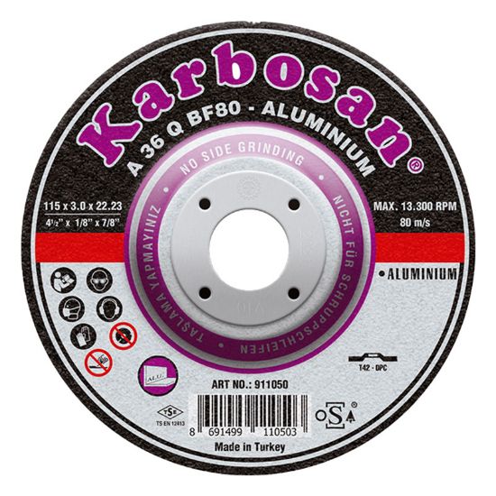 PLOŠČA REZALNA D125x1,0x22,23mm za ALUMINIJ A 54 Q BF80