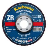 Slika PLOŠČA LAMELNA D125x22,23mm ZXPR22 Gr.40 PREMIUM LINE SD ravna ZR Karbosan