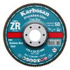PLOŠČA LAMELNA D125x22,23mm ZXPR22 Gr.60 PREMIUM LINE SD konična ZR Karbosan