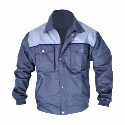 Slika Jakna delovna, siva/temno modra, FLT-1101