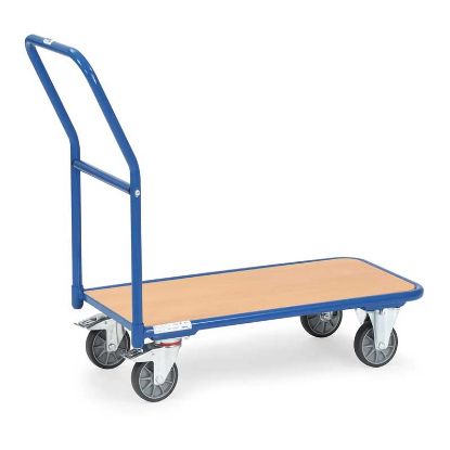 Slika VOZIČEK TRANSPORTNI-ROČNI 250kg - naklad.površina 850x450mm                     