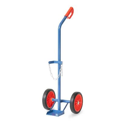 Slika VOZIČEK ZA PREVOZ JEKLENK - ENOJNI nosilnost 100kg,  D140mm, FETRA 51091