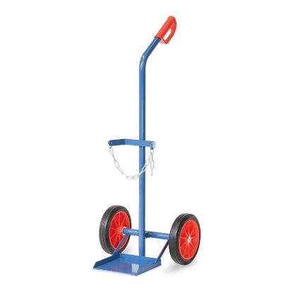 Slika VOZIČEK ZA PREVOZ JEKLENK - ENOJNI nosilnost 100kg,  D204-229mm, FETRA 51101