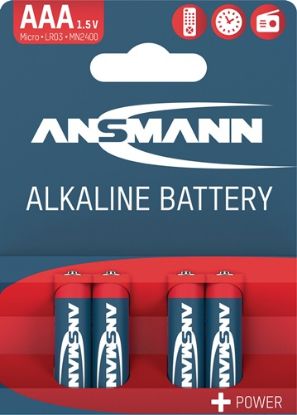 Slika Baterije alkaline AAA-AM4-Micro 1,5V (gar-=4 kose)