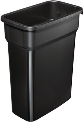 Slika KOŠ ZA ODPADKE 55L 490X290X610MM - ČRNA