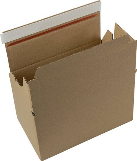 Kartonske škatle z avtomatsko sestavljivimi deli in trakom za zapiranje, 237x140