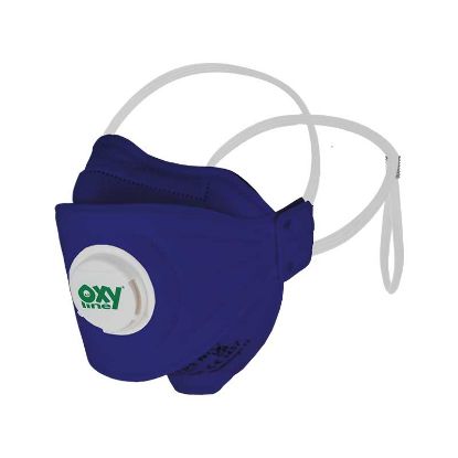  RESPIRAOTR FFP3 XA300V NR D,MODRE BARVE, OXYLINE