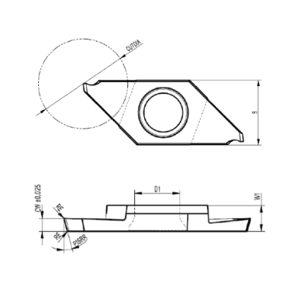 Slika Pl. za mikro držala ASWP_M16R
