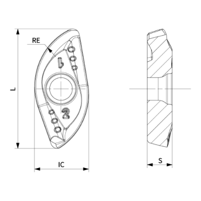 Slika Rezkalne ploščice RPM MM4