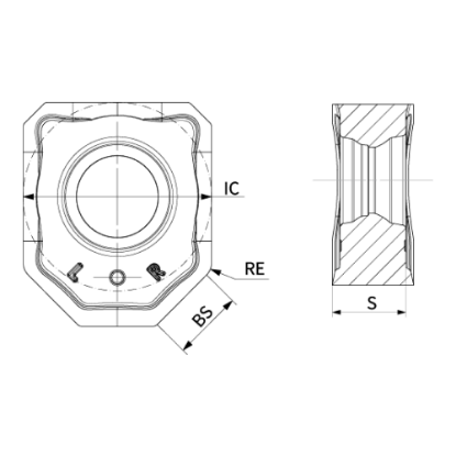 Slika Rezkalne ploščice SNHX FM2