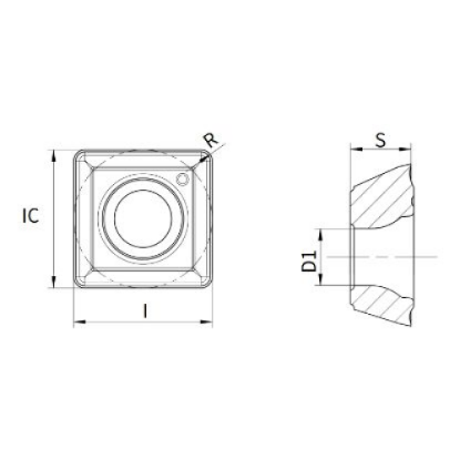Slika Ploščice za svedre  SPMT_DP