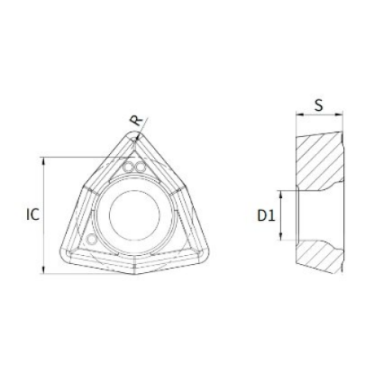 Slika Ploščice za svedre  WCMT_DU