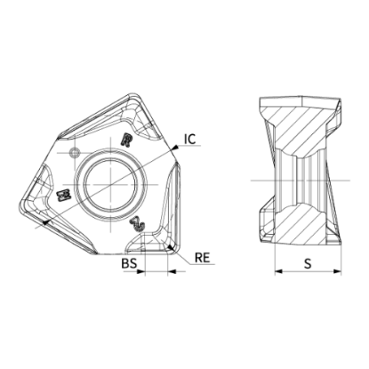 Slika Rezkalne ploščice WNMU MR2