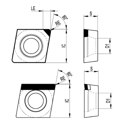Slika Stružne ploščice  CCGW_NL
