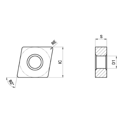 Slika Stružne ploščice  CNMA_KD5