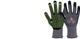 Slika 508150G, VEL.7, DELOVNA ROKAVICA IZ NITRILNE PENE IN PIKICAMI, PADUA GRIP GREEN