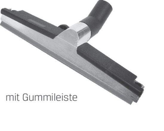 Alu-Bodendüse O 50 x B370 mm mit Gummileisten  -PREMUS-