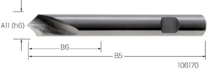 Slika SVEDER SREDIŠČNI VHM-NC 90° D20,0mm K15F