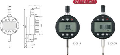 Slika URA MERILNA DIGITALNA Mahr 1086 R 12,5mm/0,001mm - s podatkovnim izhodom MAHR