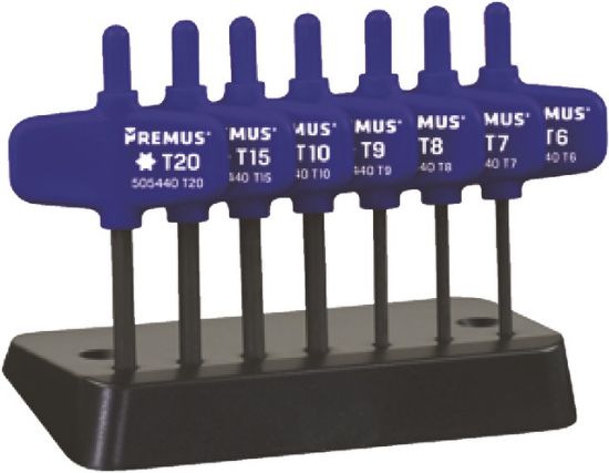 IZVIJAČ TORX V 7-DELNI GAR. T6-T20 