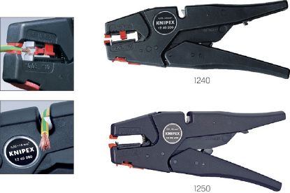 Slika KLEŠČE ZA SNEMANJE IZOLACIJE 0,03-10,0mm AUTOMATSKE-samonastavljive 200mm