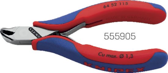 KNIPEX-Elektronik-Schräg- schneider, 60° abgewink. Kopf
