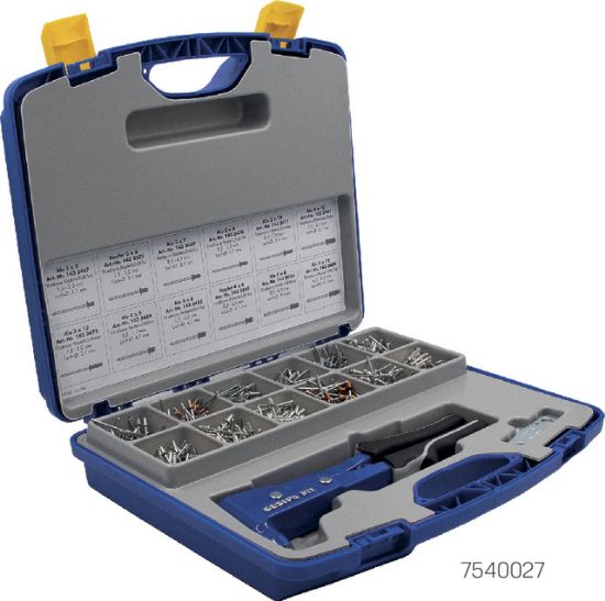 GARNITURA, KLEŠČE + KOVICE GESIPA, 8 premerov