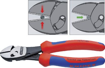 Slika KLEŠČE ŠČIPALNE DIN5749 180mm 8za debeline žice D3,0-5,5mm)