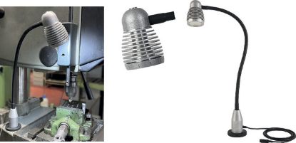 Slika SVETILKA BATERIJSKA DELOVNA MAGNETNA LED FLEXI 90°, 4,5W, 450Lumen Typ 0114 IP65