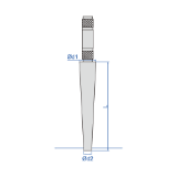 Slika MERILNIK ZA MERJENJE PREMERA IZVRTINE, OBSEG 1-6,5MM, INSIZE