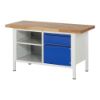 MIZA DELOVNA 1500X700MM NAST. VIŠINA 840-1040MM, RAL7035/RAL5010 (1X PREDAL + 1X