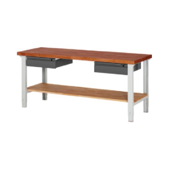 MIZA DELOVNA 2000X700MM NAST. VIŠINA 790-1140MM, RAL7035/RAL7016 (2X PREDAL + PO