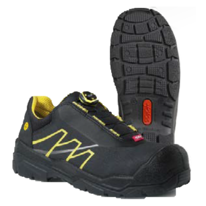  JALAS 1558 GP, ČEVELJ DELOVNI Z ALU KAPICO, ČRNO- RUMEN