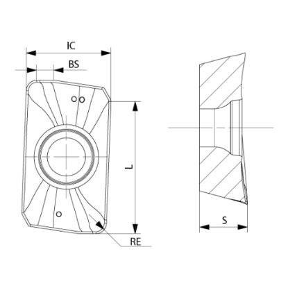 Slika Rezkalne ploščice  APMT 1604 PDER