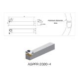 Slika Držalo zunanje za zarezovanje - čelno AGPFR/L_2020-4