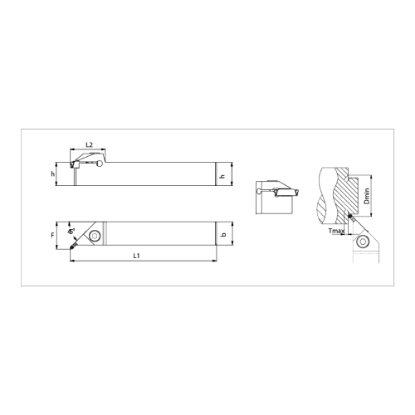 Slika Držalo zunanje za zarezovanje - 45 stopinjsko AGUER/L_1616-4
