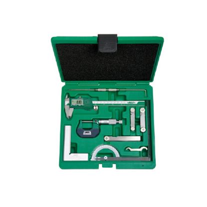 Slika MERILNO ORODJE V 9-DELNI GAR., DIGITALNO MERILO (1108-150), ZUNANJI MIKROMETE (3