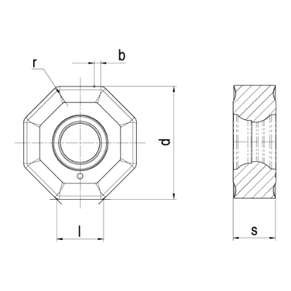 Slika Rezkalne ploščice ONHU MM4