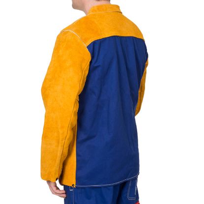 Slika Jakna delovna varilska iz gov.usnja, Golden brown, WELDAS, 44-2530