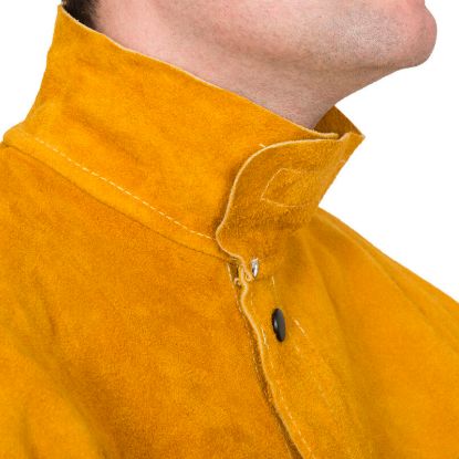 Slika Jakna delovna varilska iz gov.usnja, Golden brown, WELDAS, 44-2530