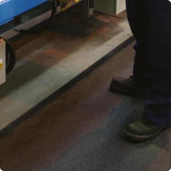 Anti-Ermüdungsmatte 0.9m x lfm., schwarz