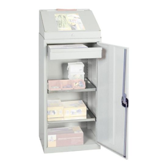 Materialschrank 2000 1210x500x500 grau / grau