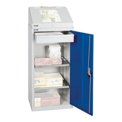 Materialschrank 2000 1210x500x500mm 7035/5010