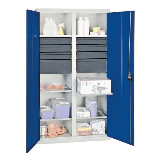 Materialschrank 3000 1800x1000x500 gr/bl 6WB